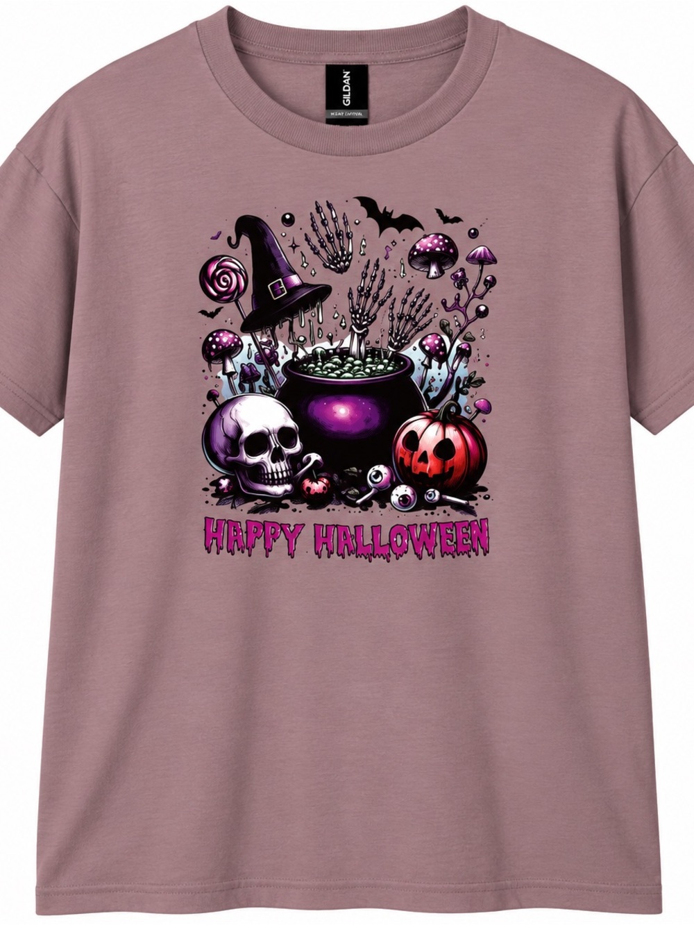 Youth Medium NWOT Happy Halloween Graphic Tee